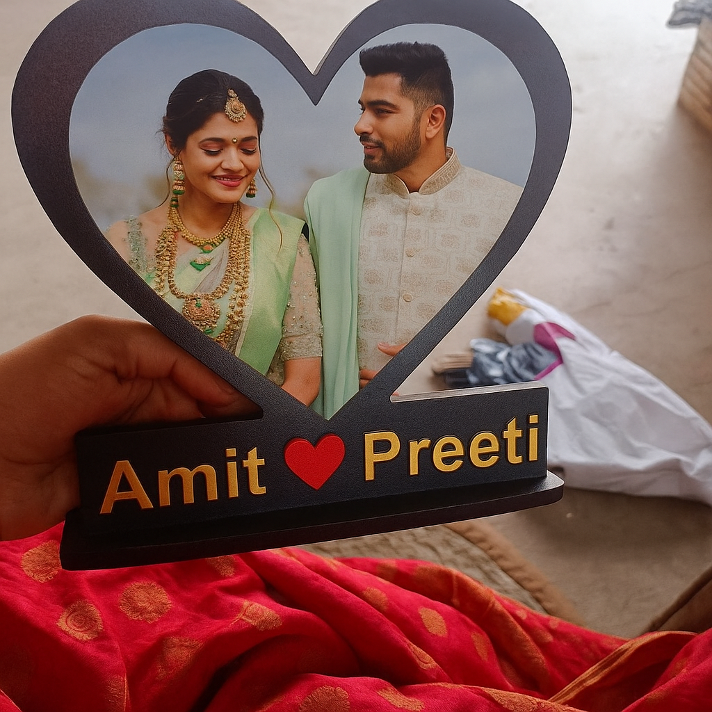 Couple Customized Photo Frames for Table