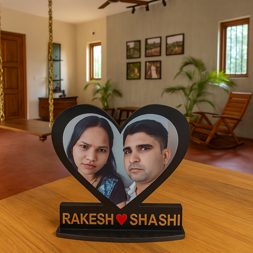 Couple Customized Photo Frames for Table