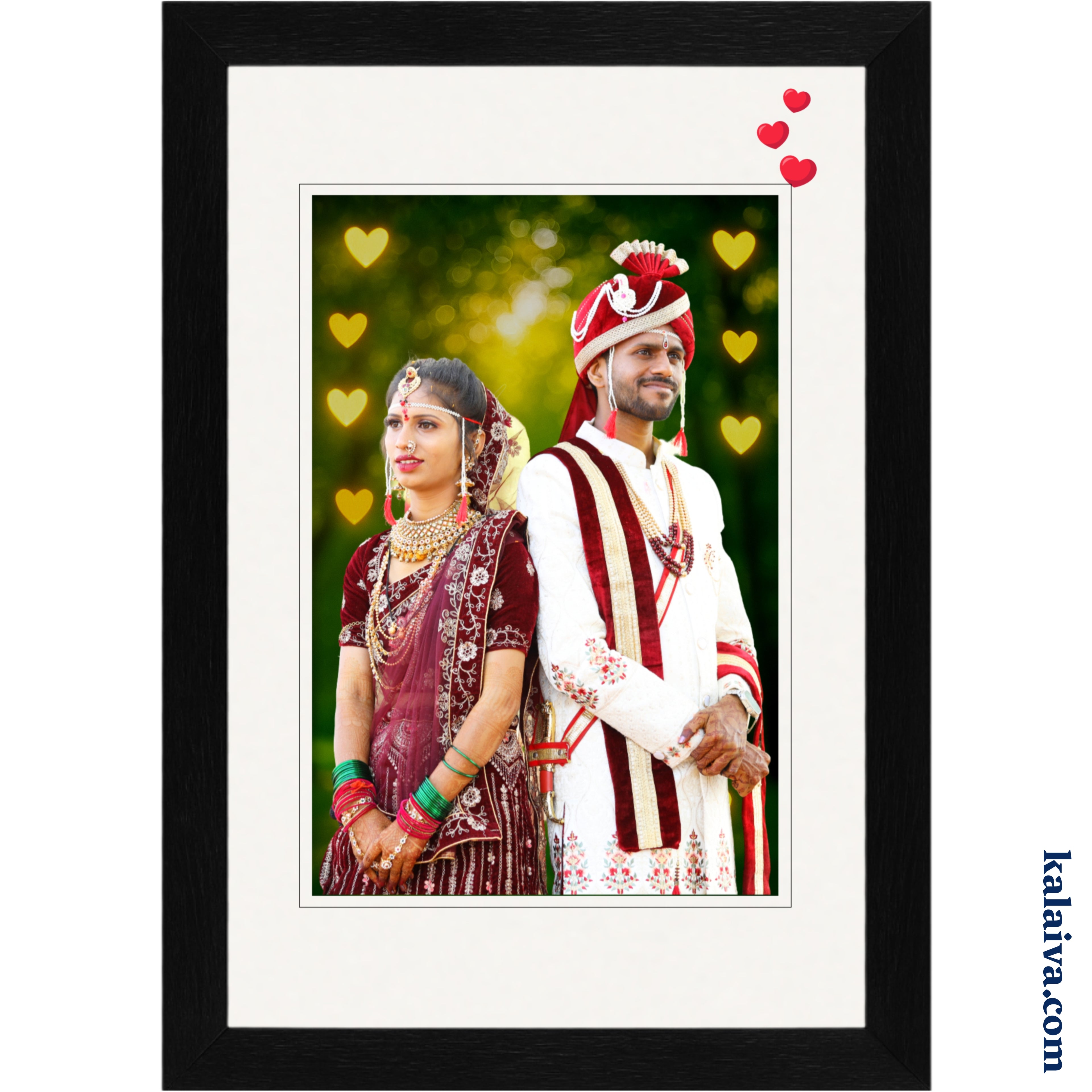 Personalised Custom Photo Frame for Wedding, Anniversary Gifts